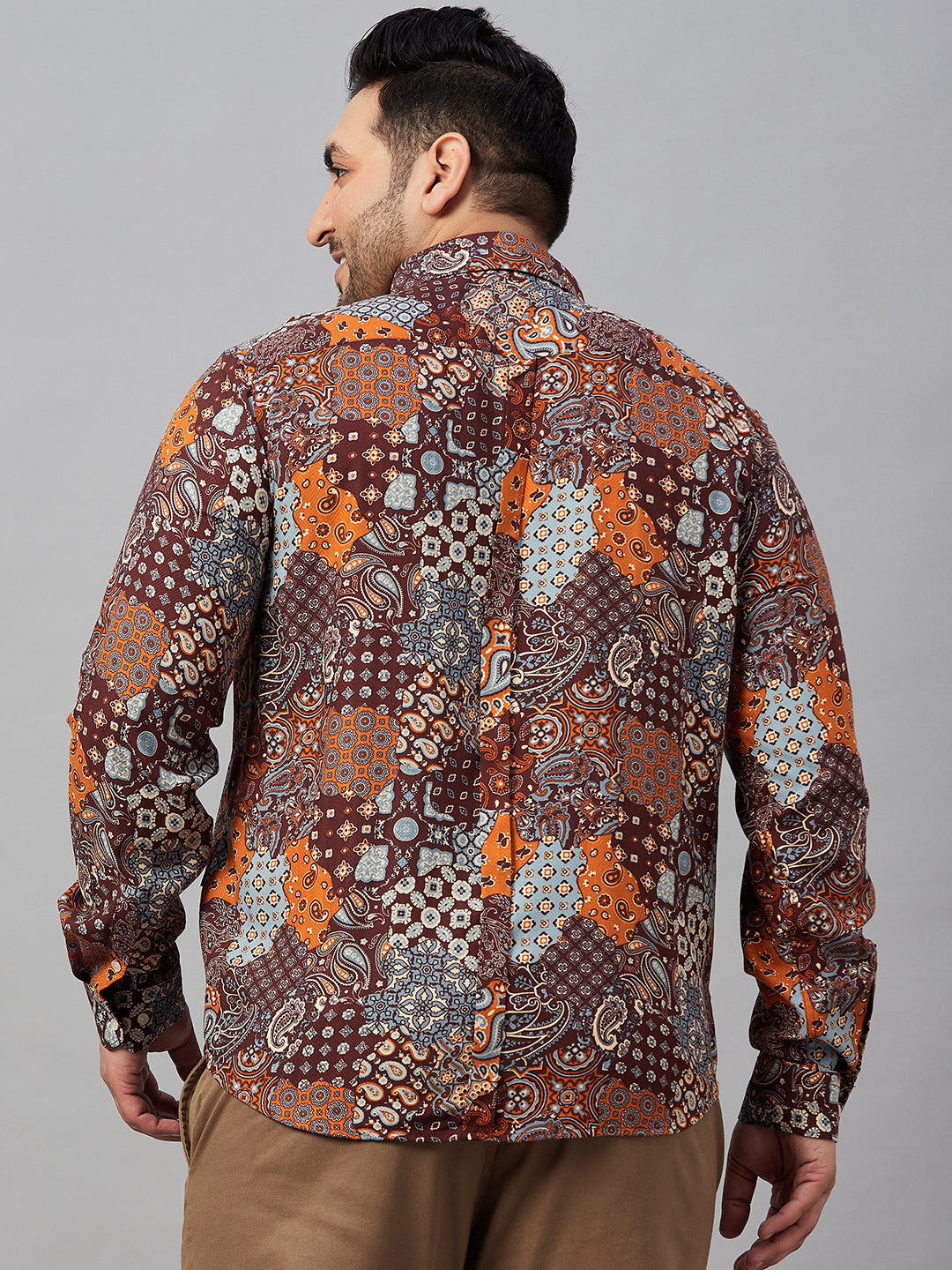 Men Printed Multi Comfort Shirt