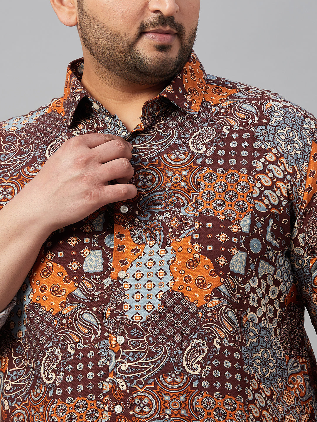 Men Printed Multi Comfort Shirt