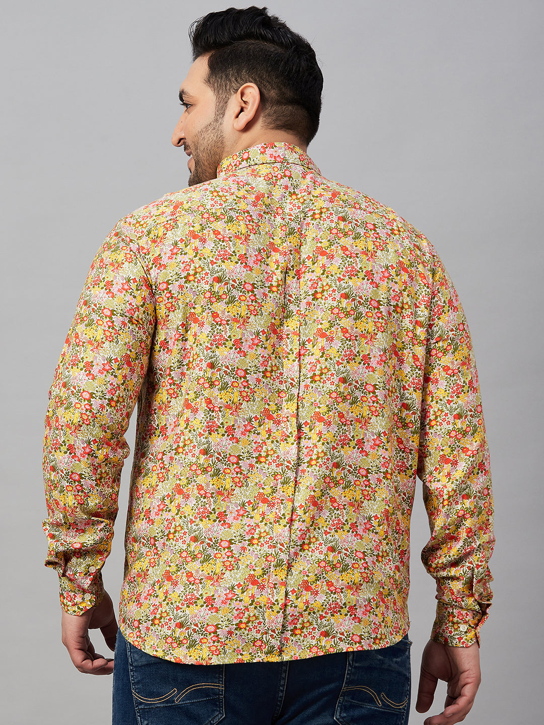 Men Printed Multi Comfort Shirt