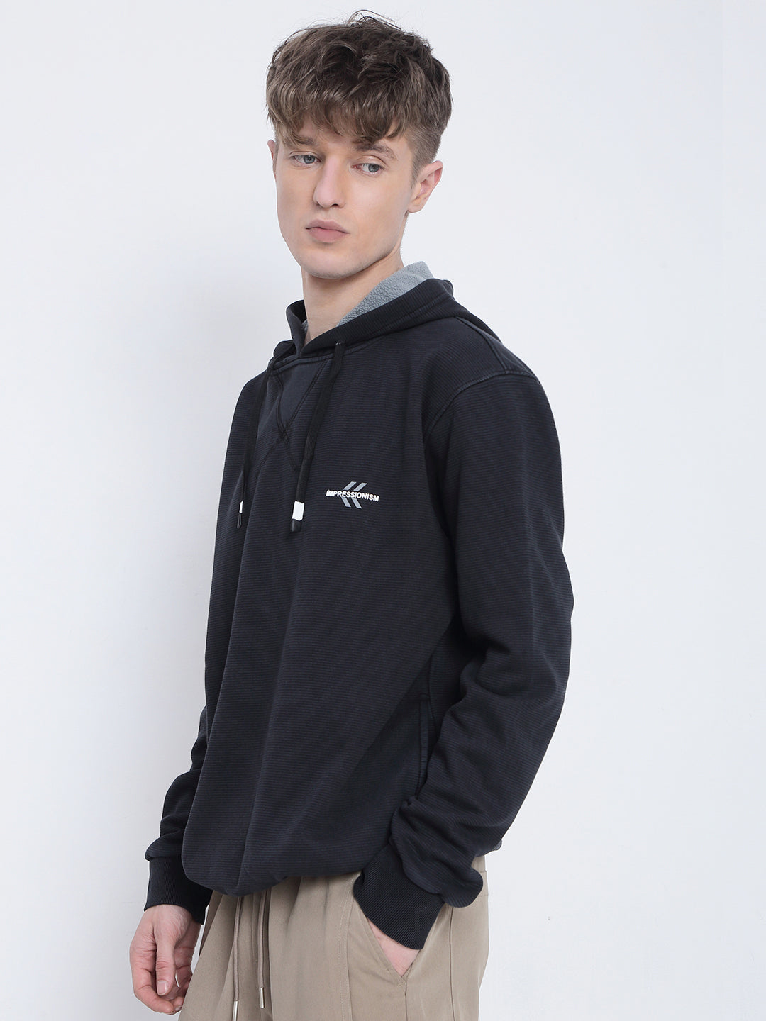 Shop Men's Charcoal Hoodie Showoffff - Main Image