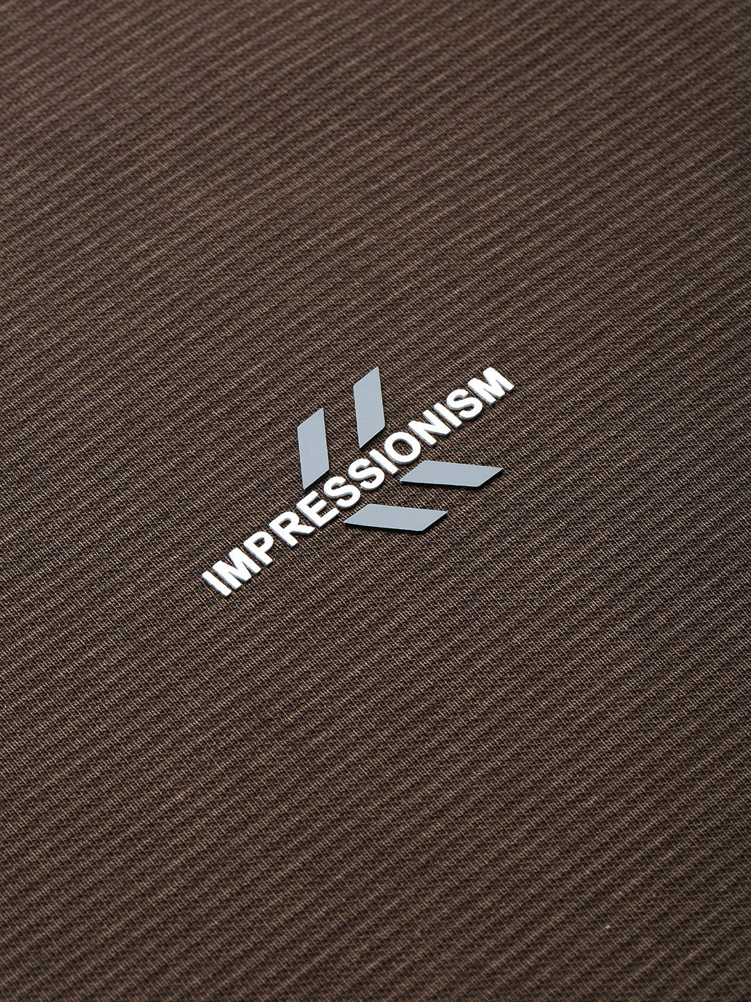 Men's Brown Solid Sweatshirt