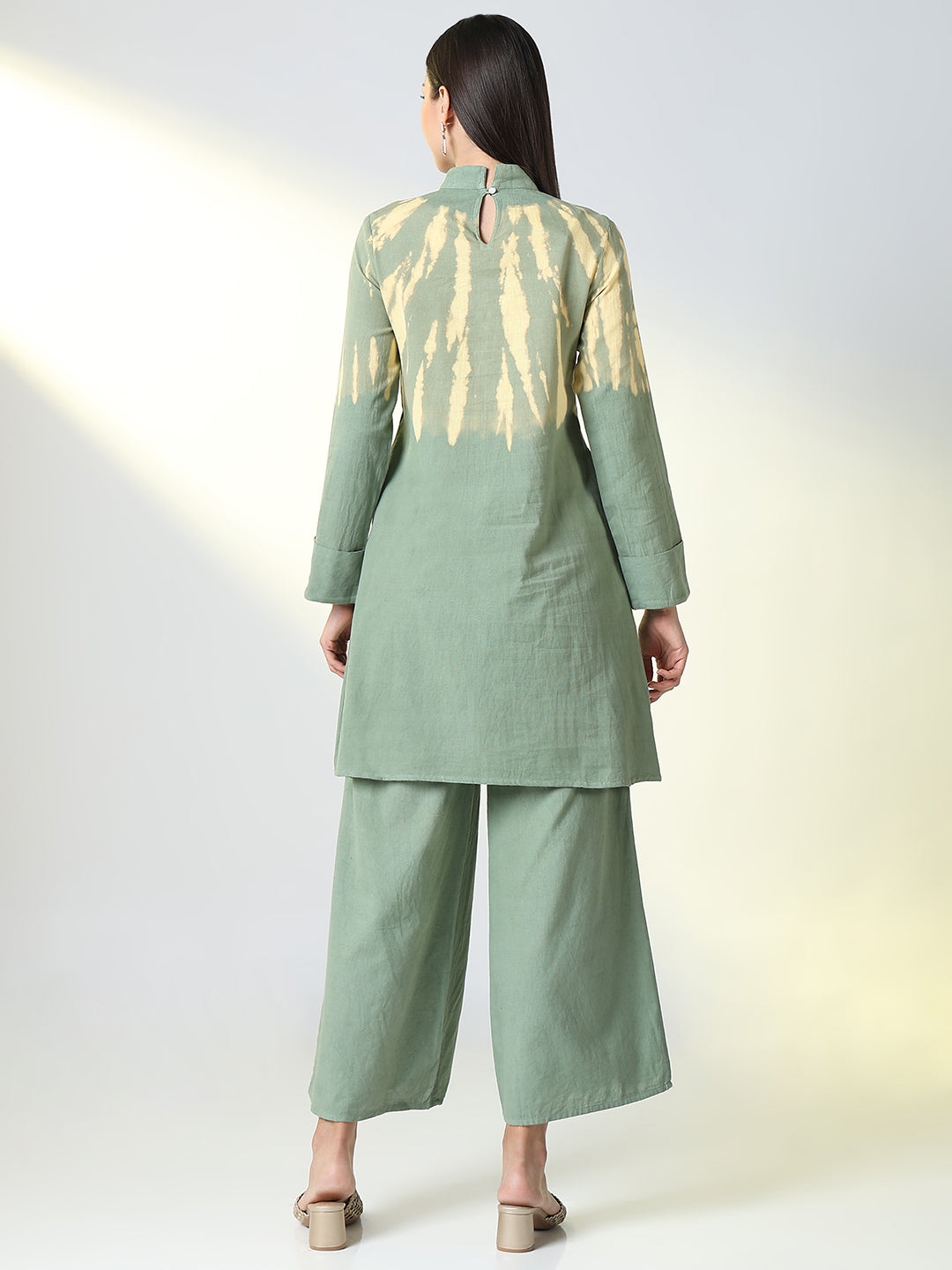 Women Green Dyed Co Ords Set