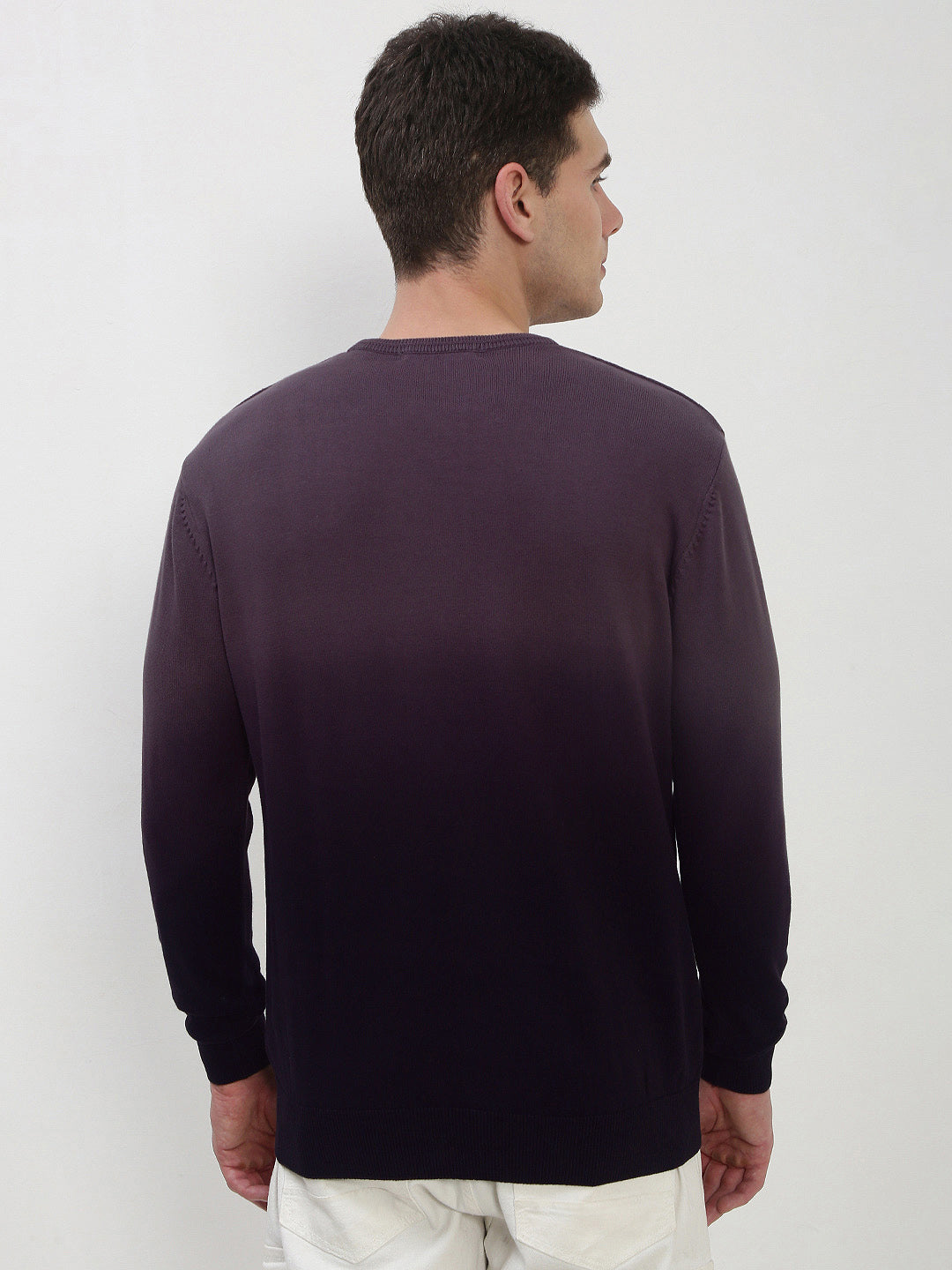 Men's Purple Ombre Sweater