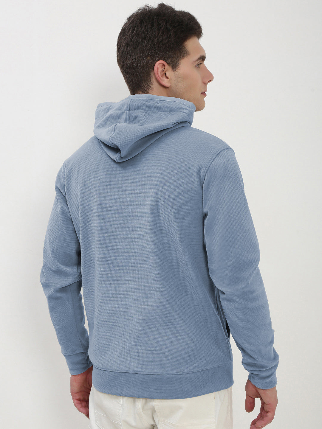 Men's Blue Zipper Hoodie