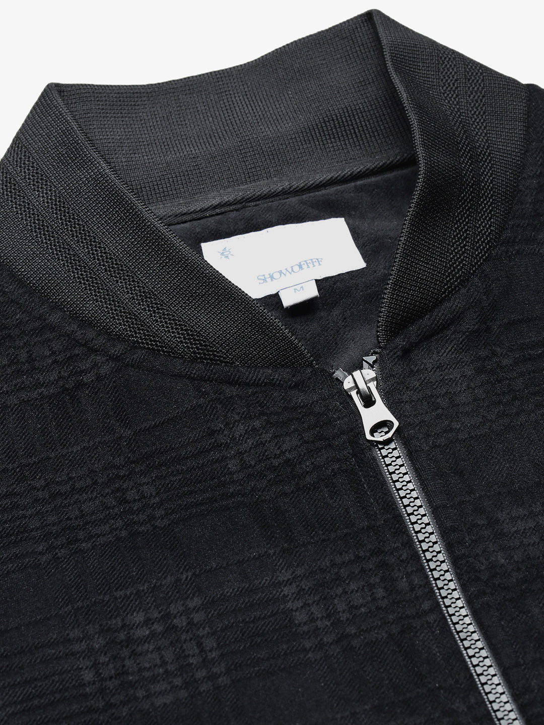 Men's Black Solid Sweatshirt