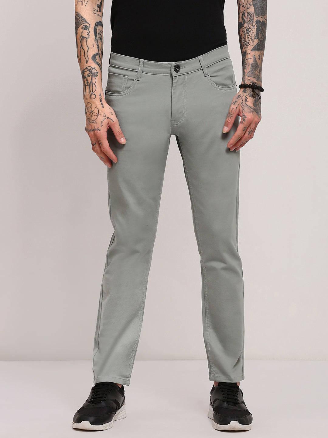 Men Grey Slim Fit Jeans