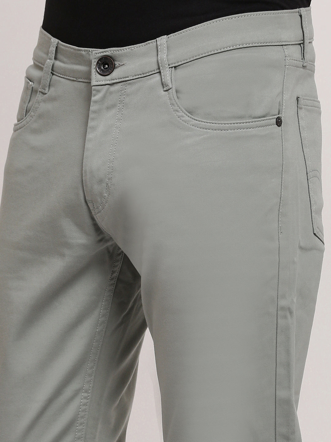 Men Grey Slim Fit Jeans