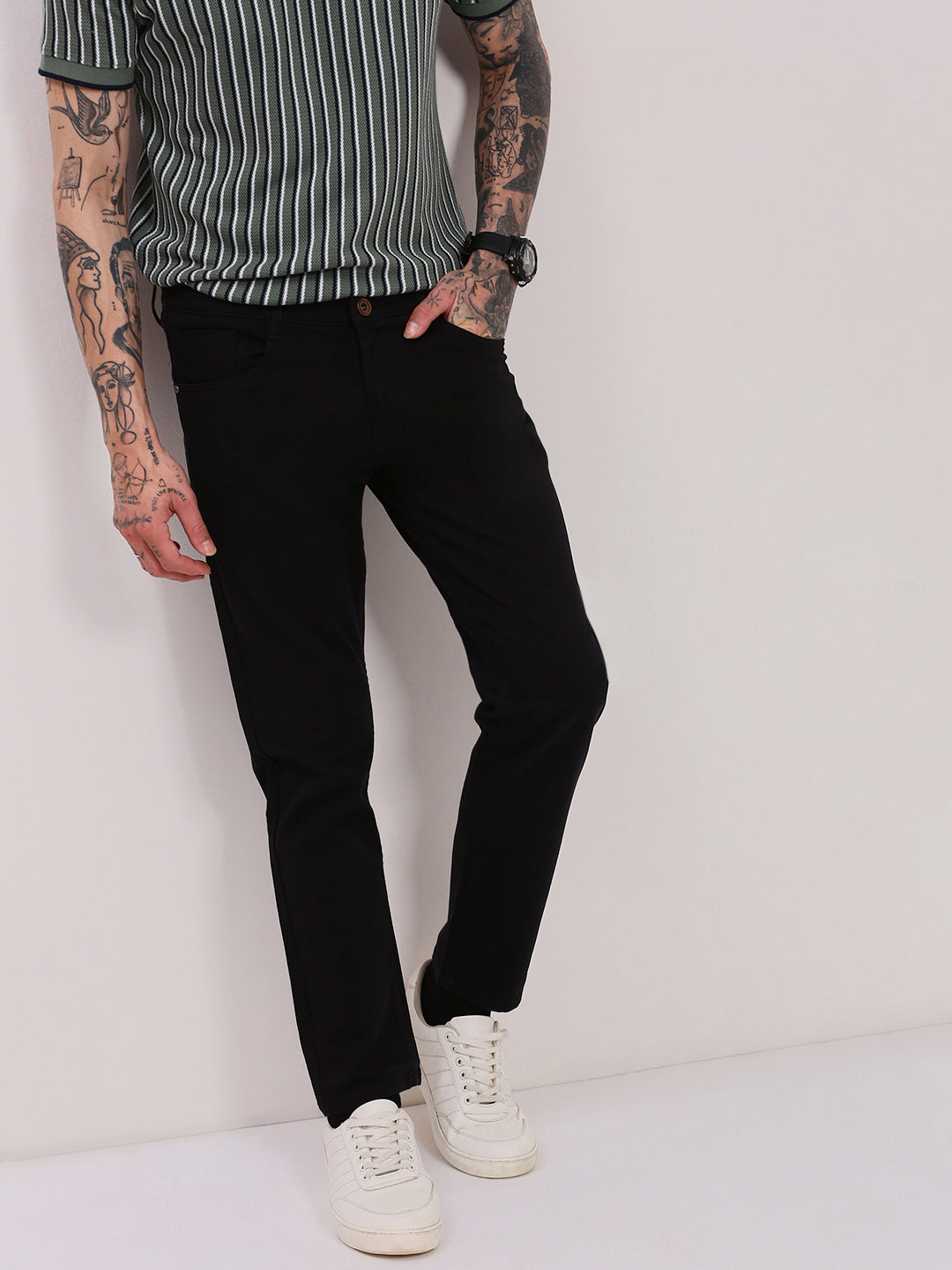 Men Black Slim Fit Jeans