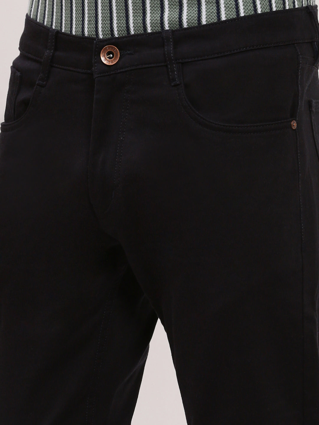 Men Black Slim Fit Jeans