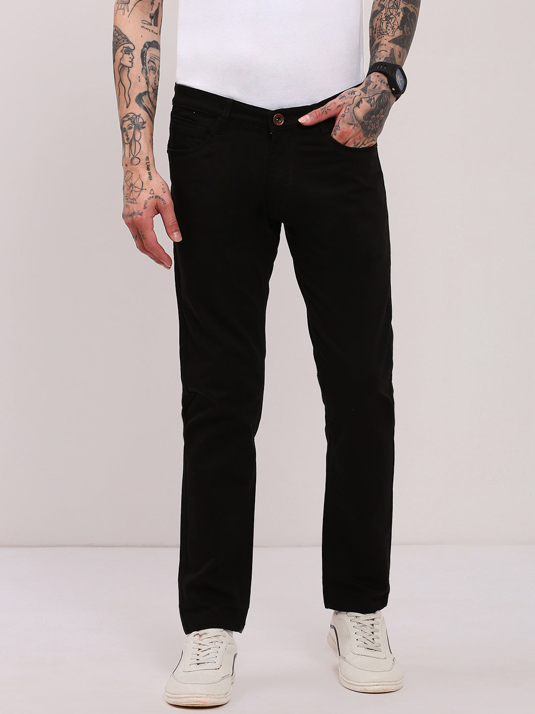 Men Black Slim Fit Jeans