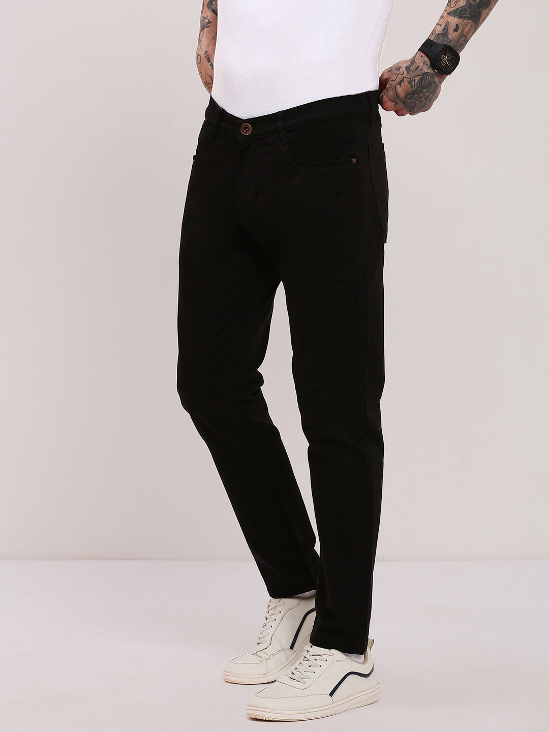 Men Black Slim Fit Jeans