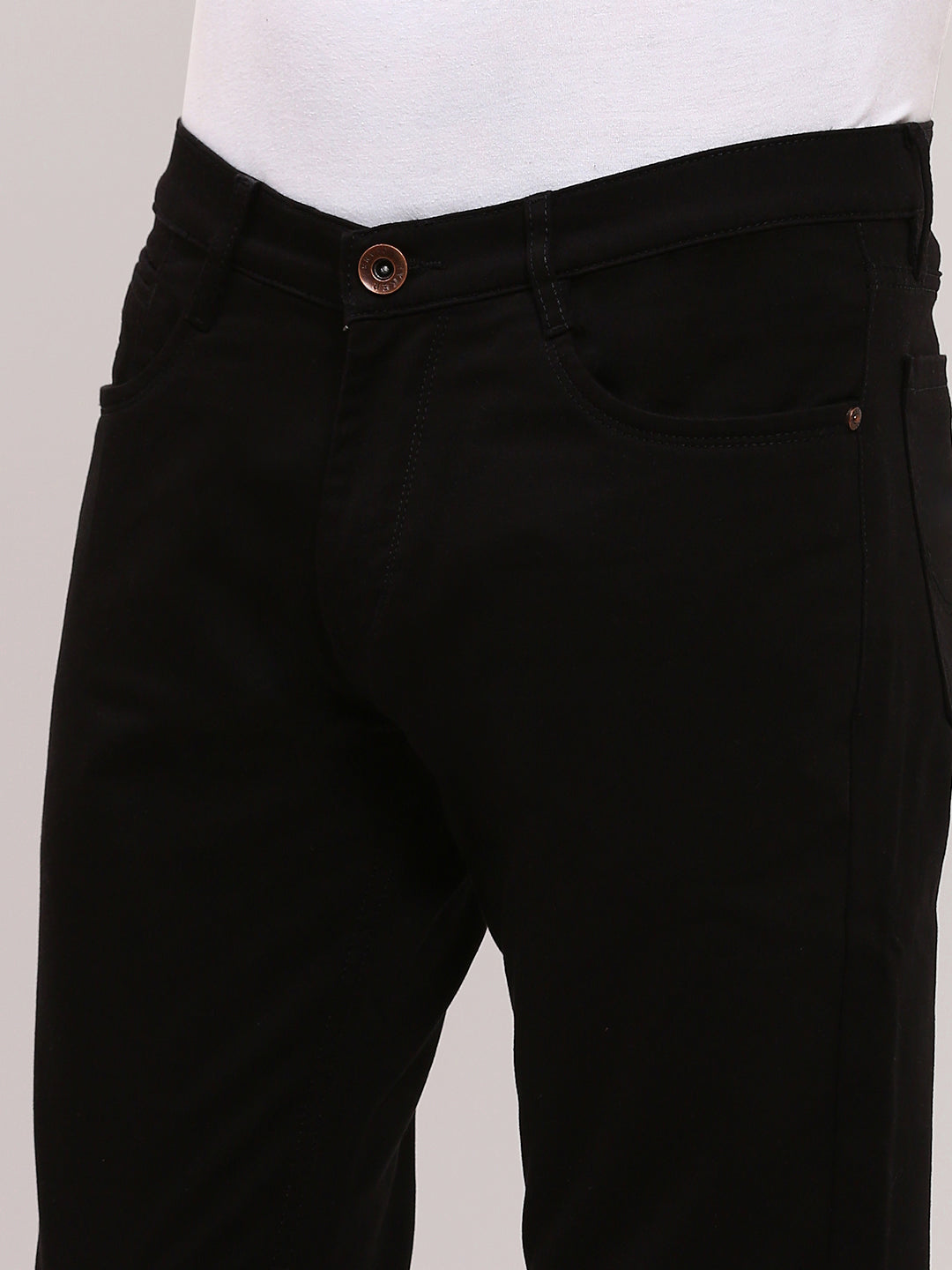 Men Black Slim Fit Jeans