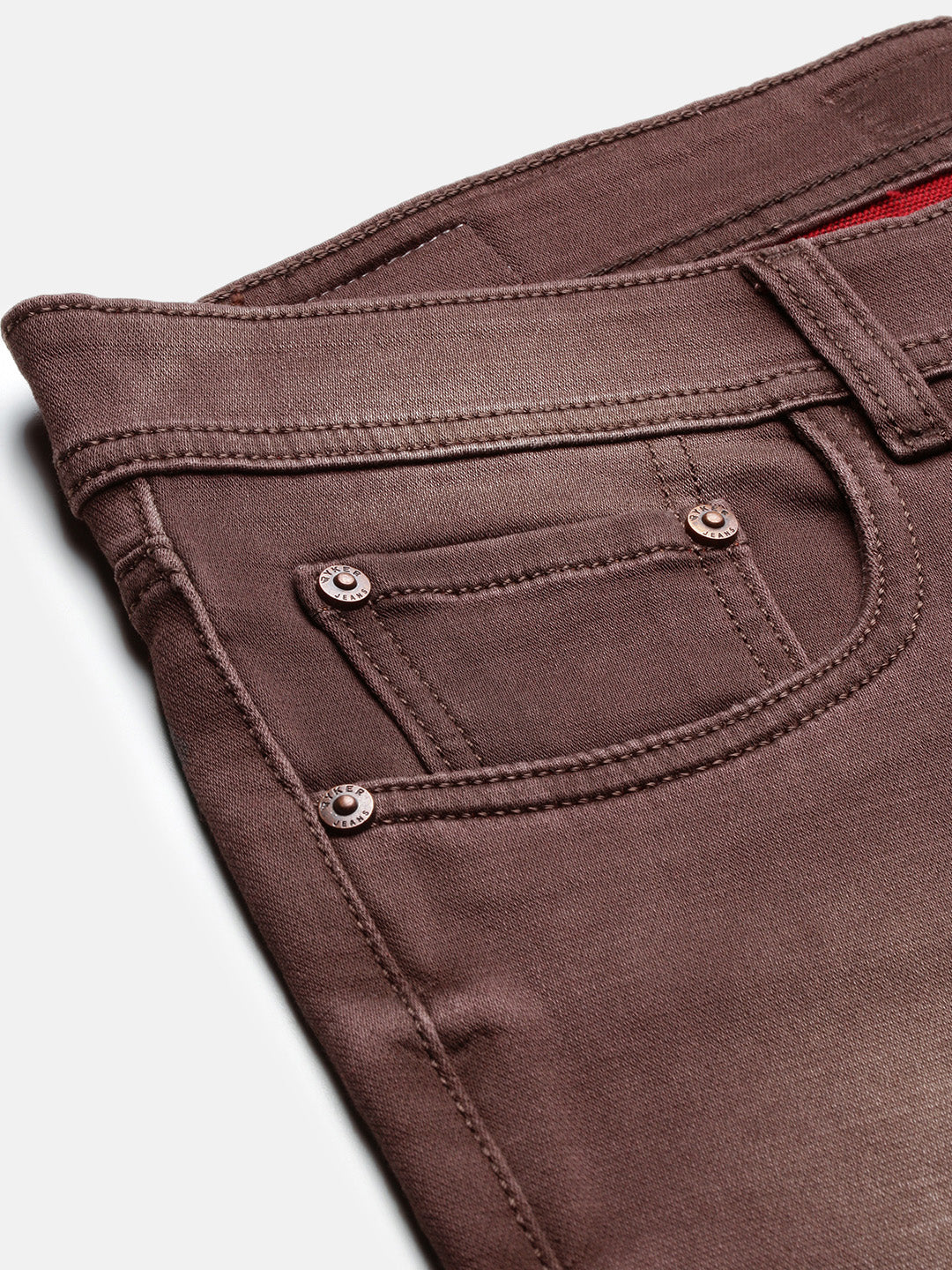 Men Brown Slim Fit Jeans