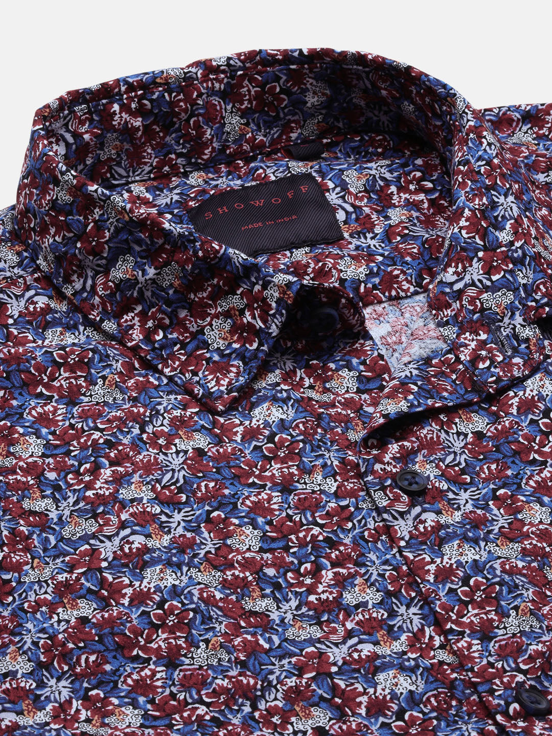 Men Floral Multi Slim Fit Shirt