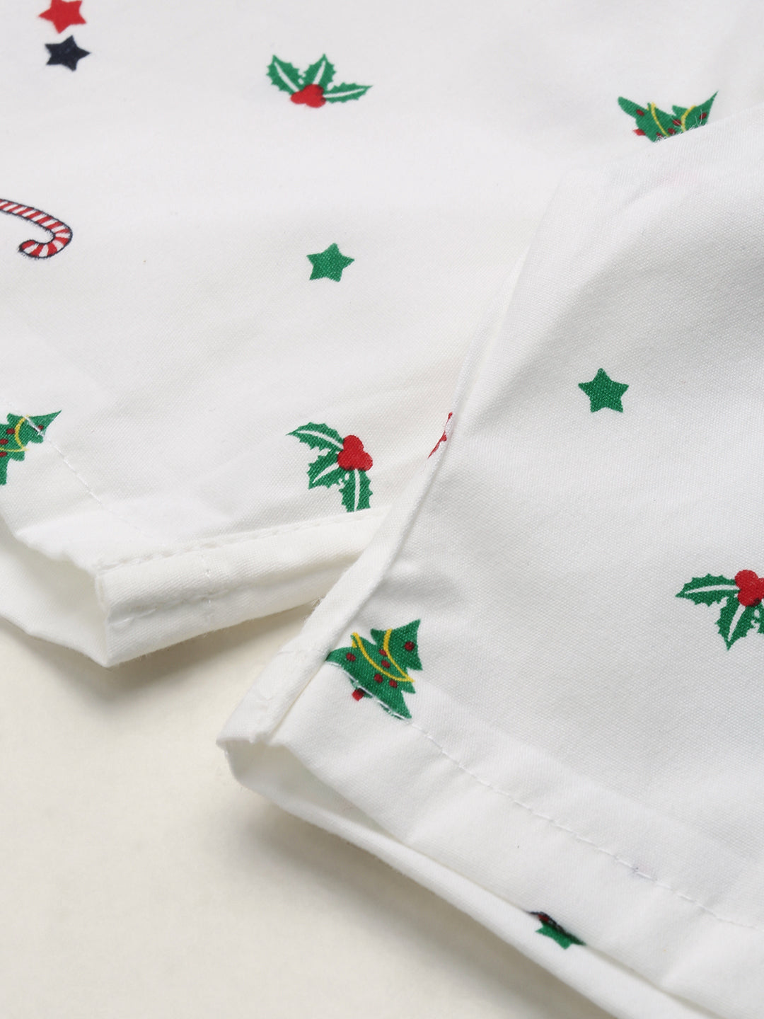 Men's Printed White Boxers