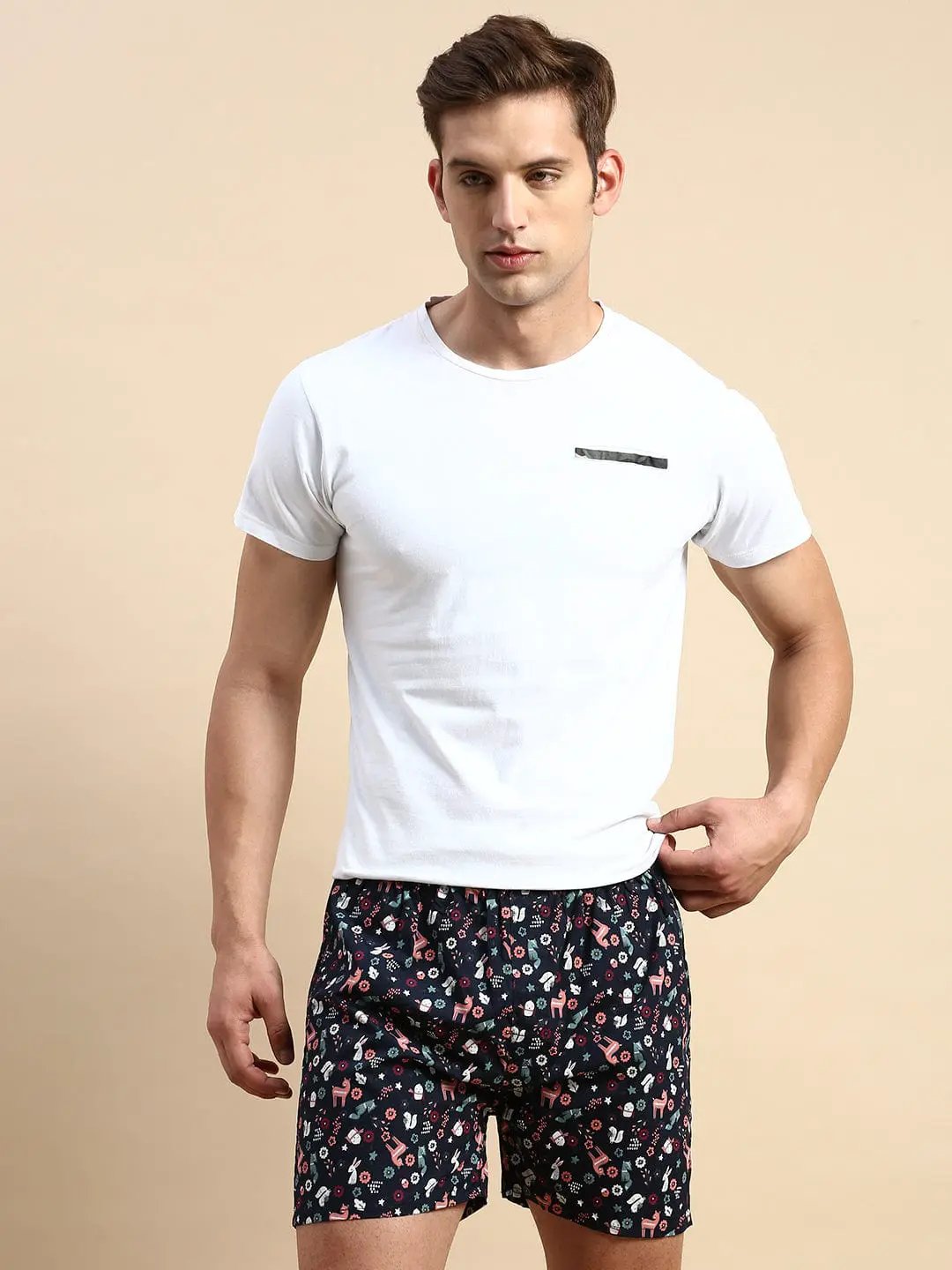 Men's Printed Multi Boxers