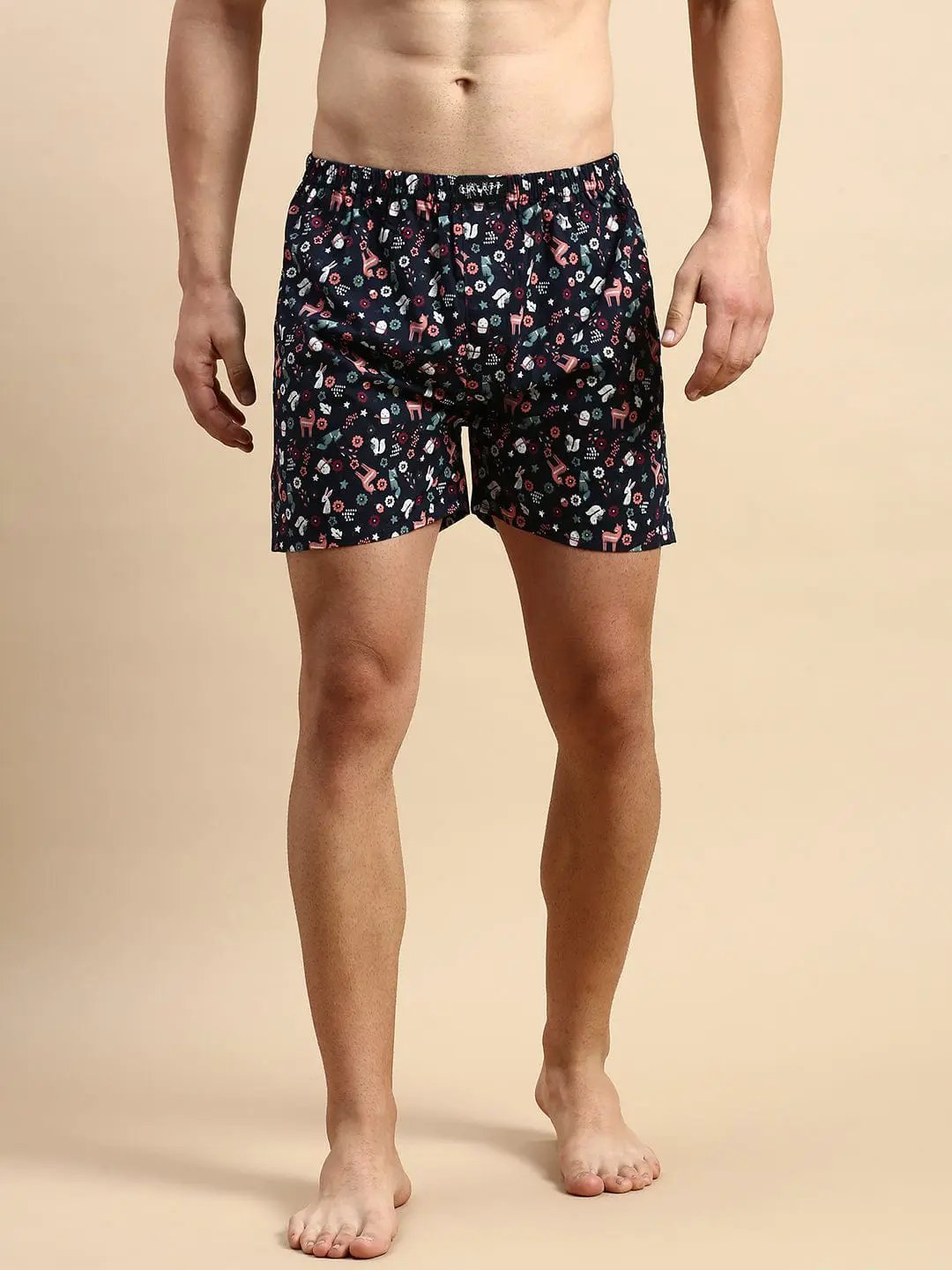 Men's Printed Multi Boxers