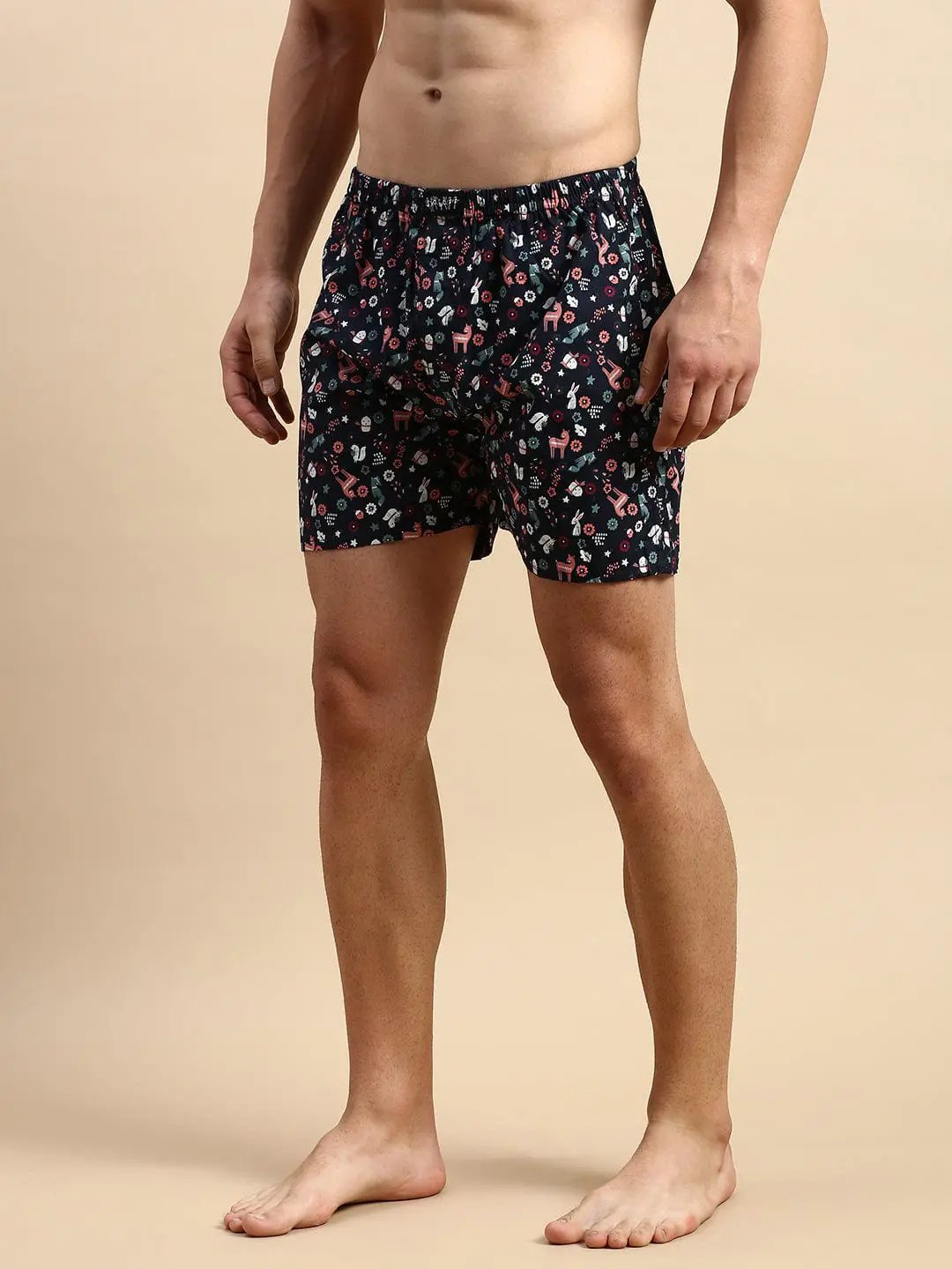 Men's Printed Multi Boxers