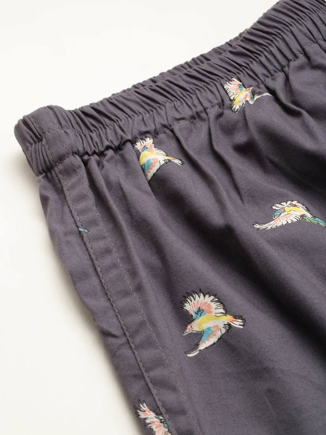 Men's Printed Grey Boxers