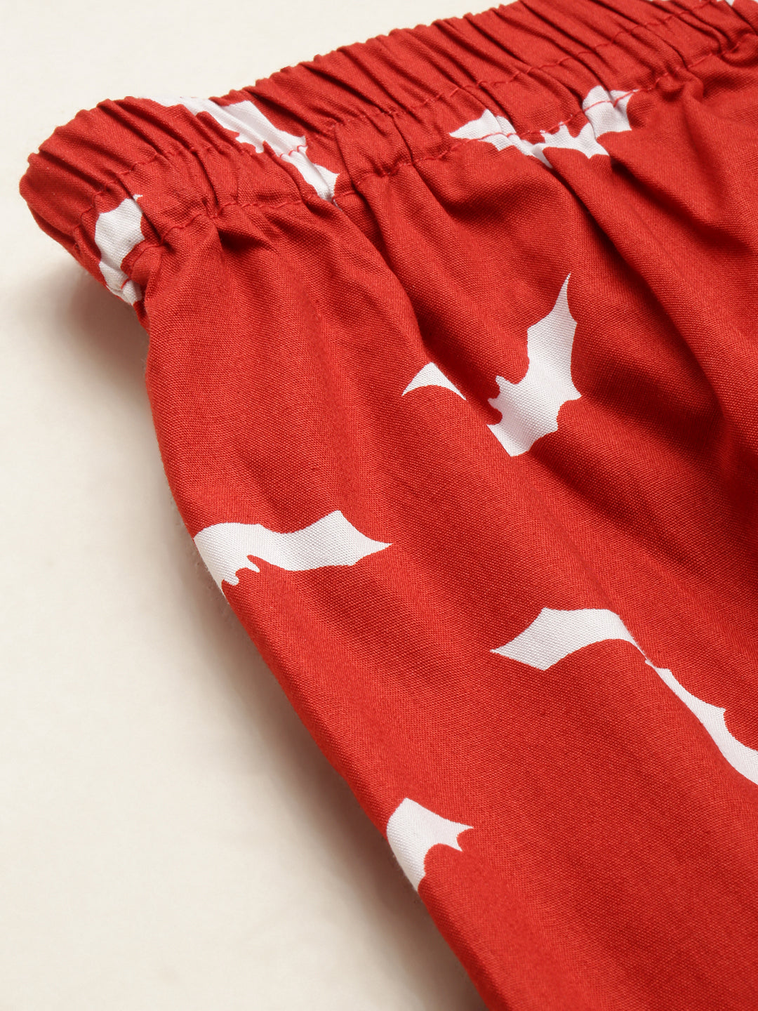 Men's Printed Red Boxers