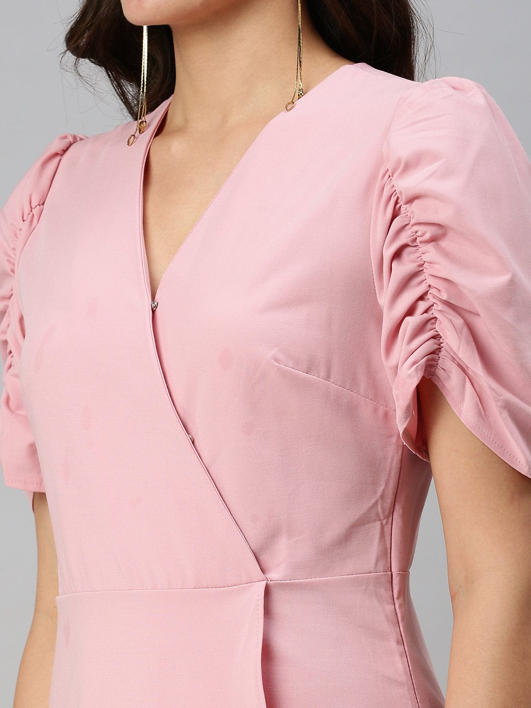 Women's Pink A-Line Dress