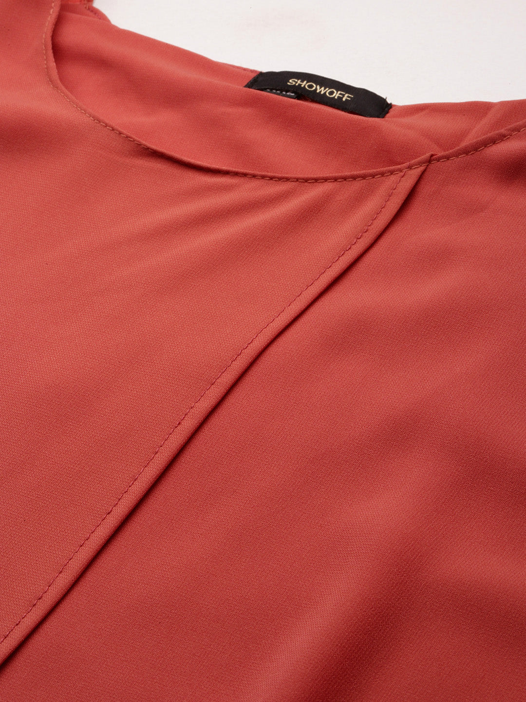 Women's Solid Rust Top