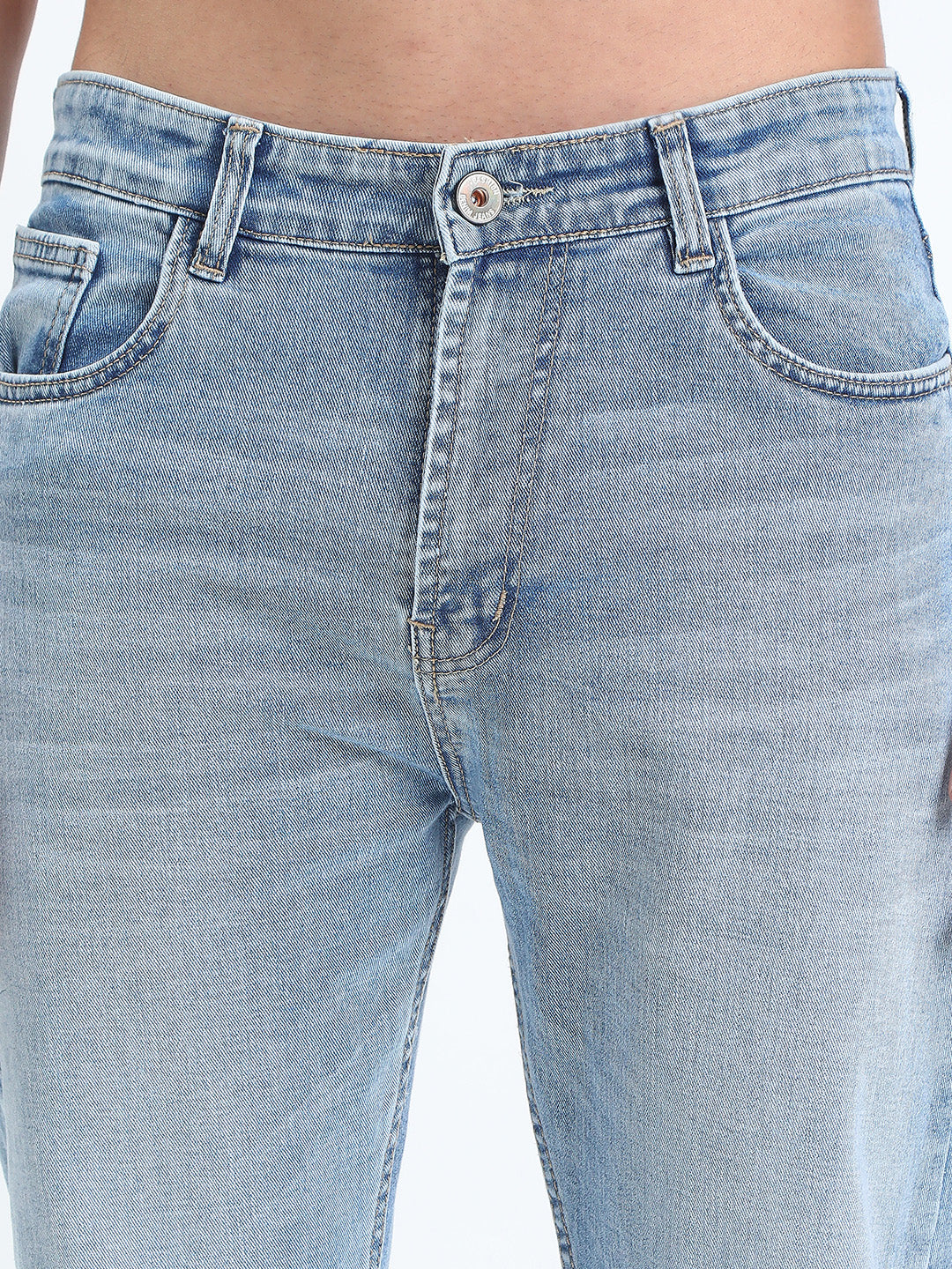 Men's Blue Straight Fit Jeans