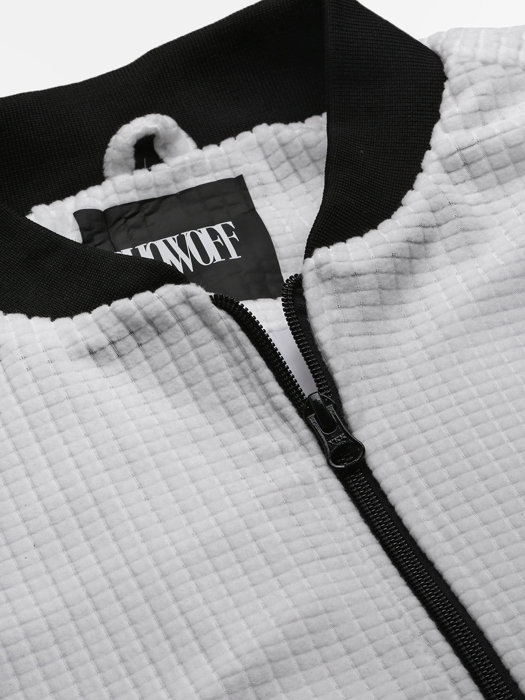 Buy Men's White Windcheater Bomber Jacket Online Showoffff