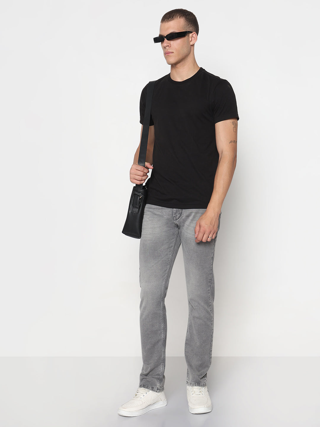 Men's Grey Slim Fit Jeans