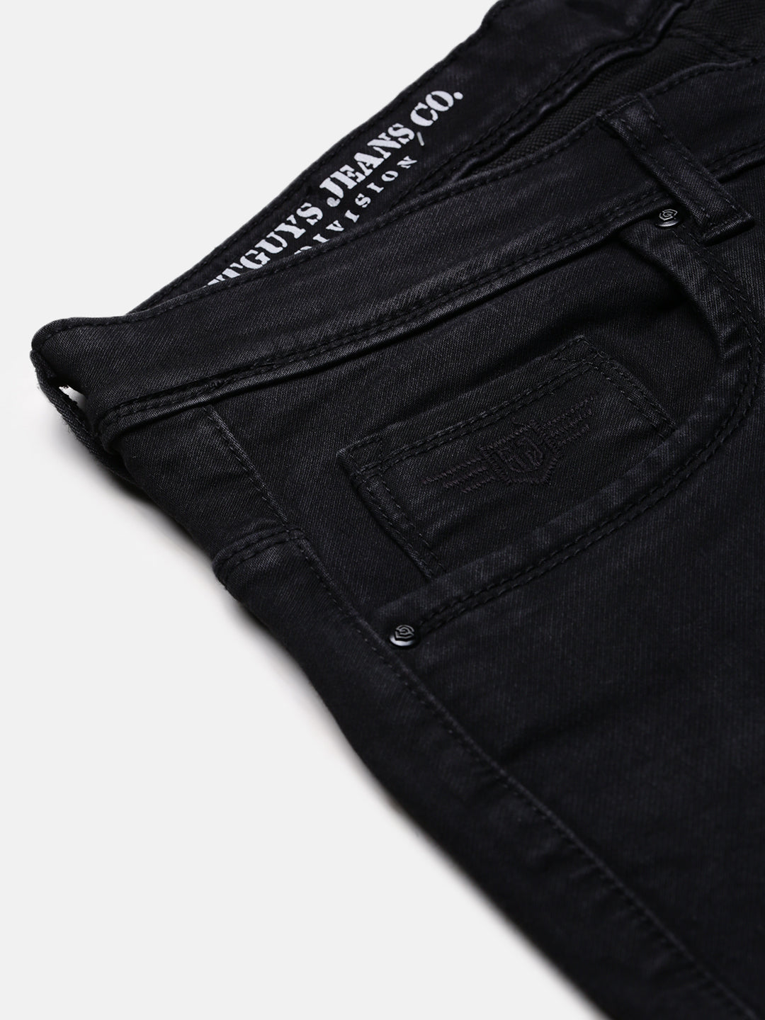 Men's Black Straight Fit Jeans