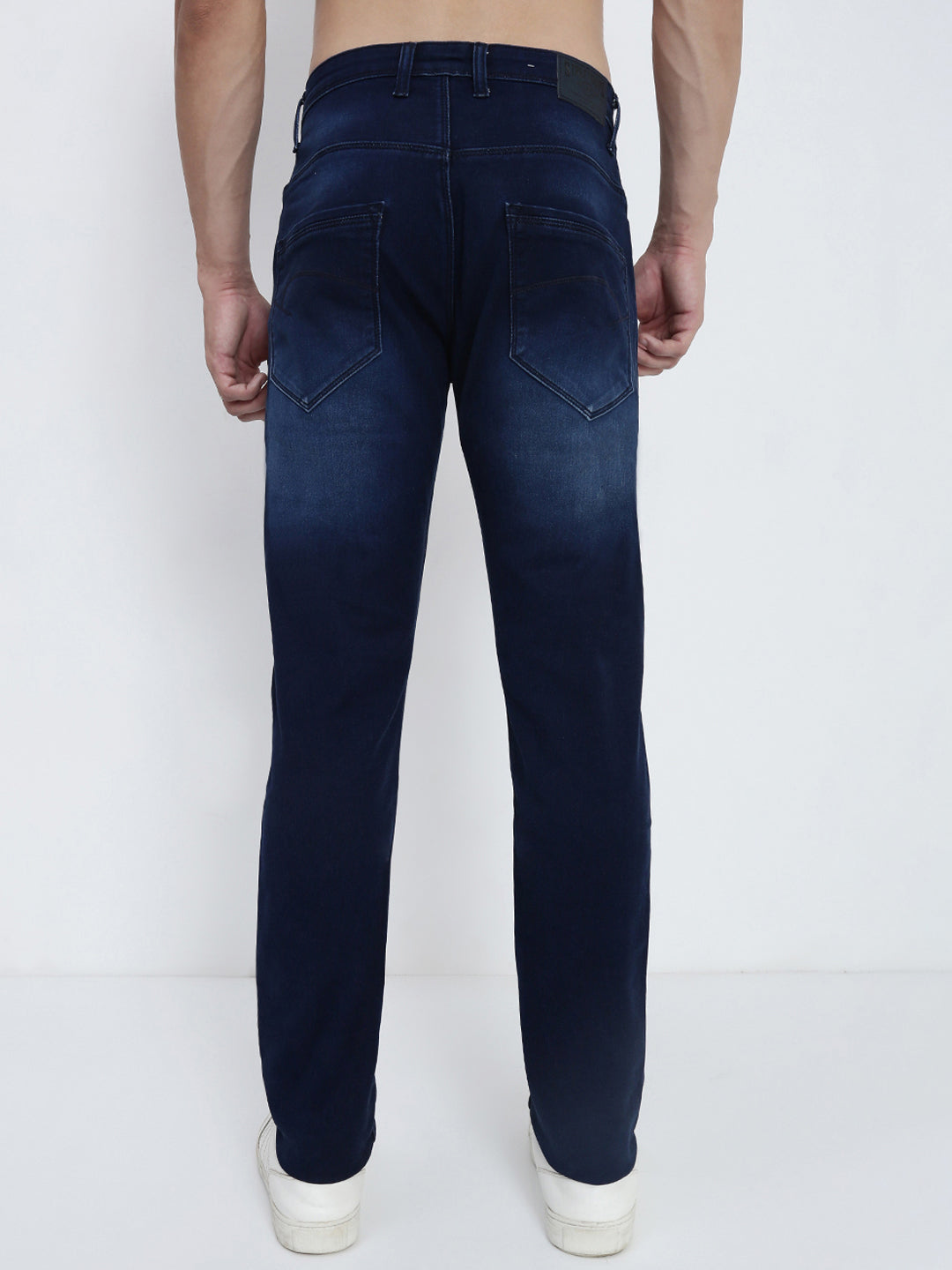 Men's Navy Blue Slim Fit Jeans