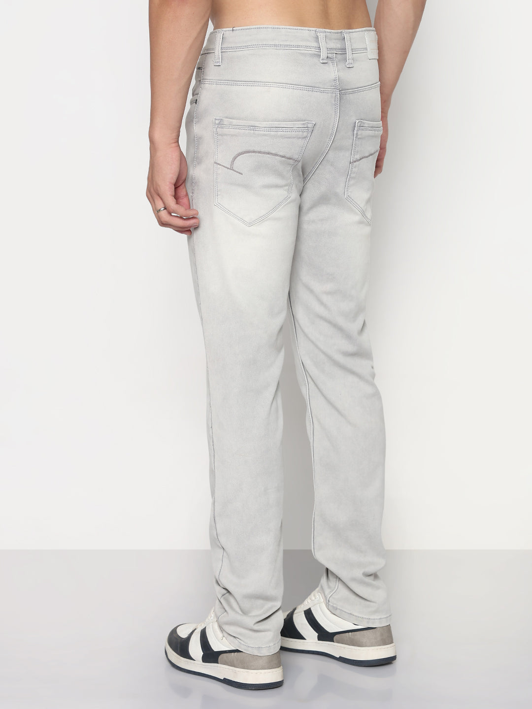 Men's Grey Slim Fit Jeans