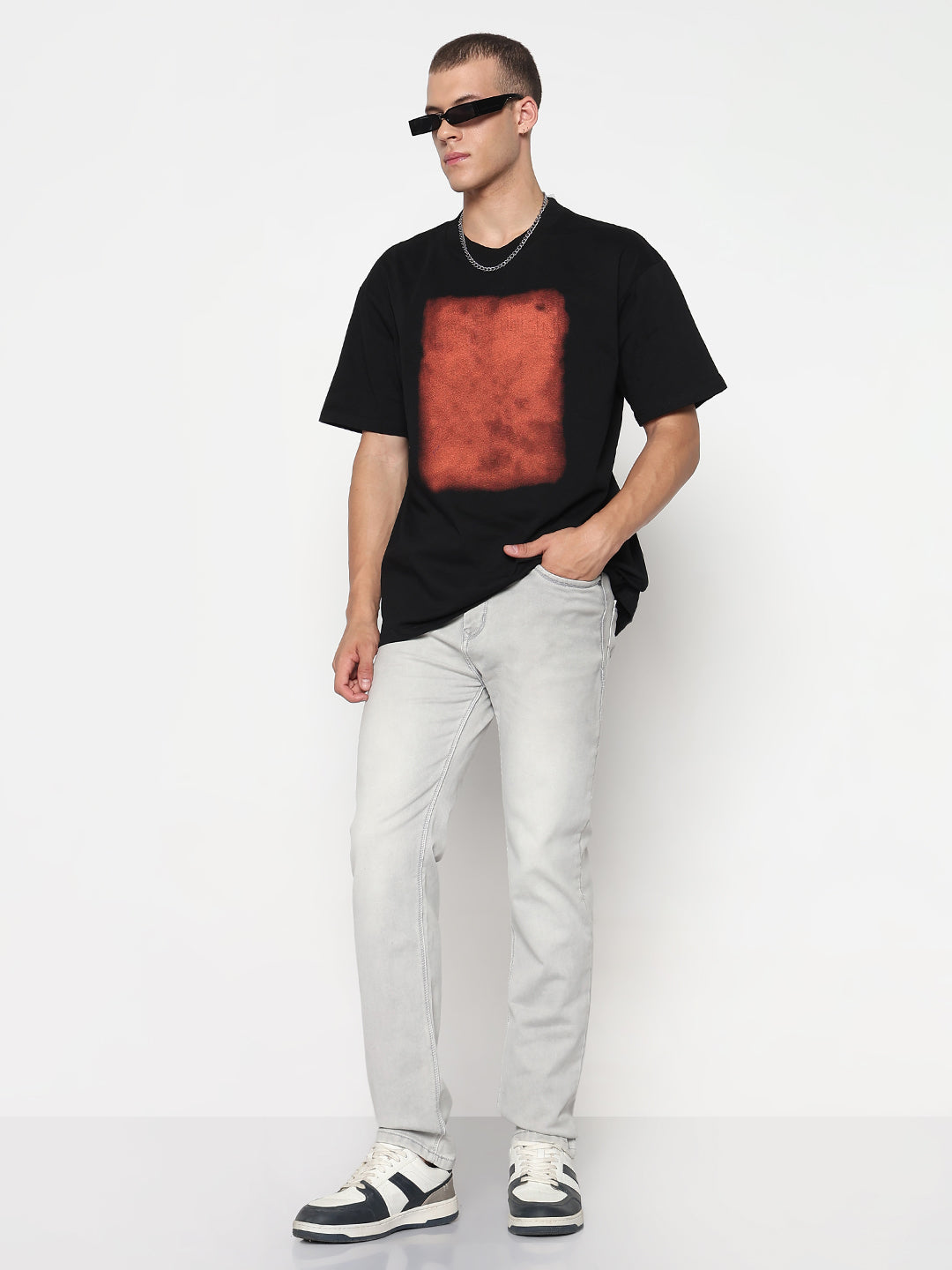 Men's Grey Slim Fit Jeans