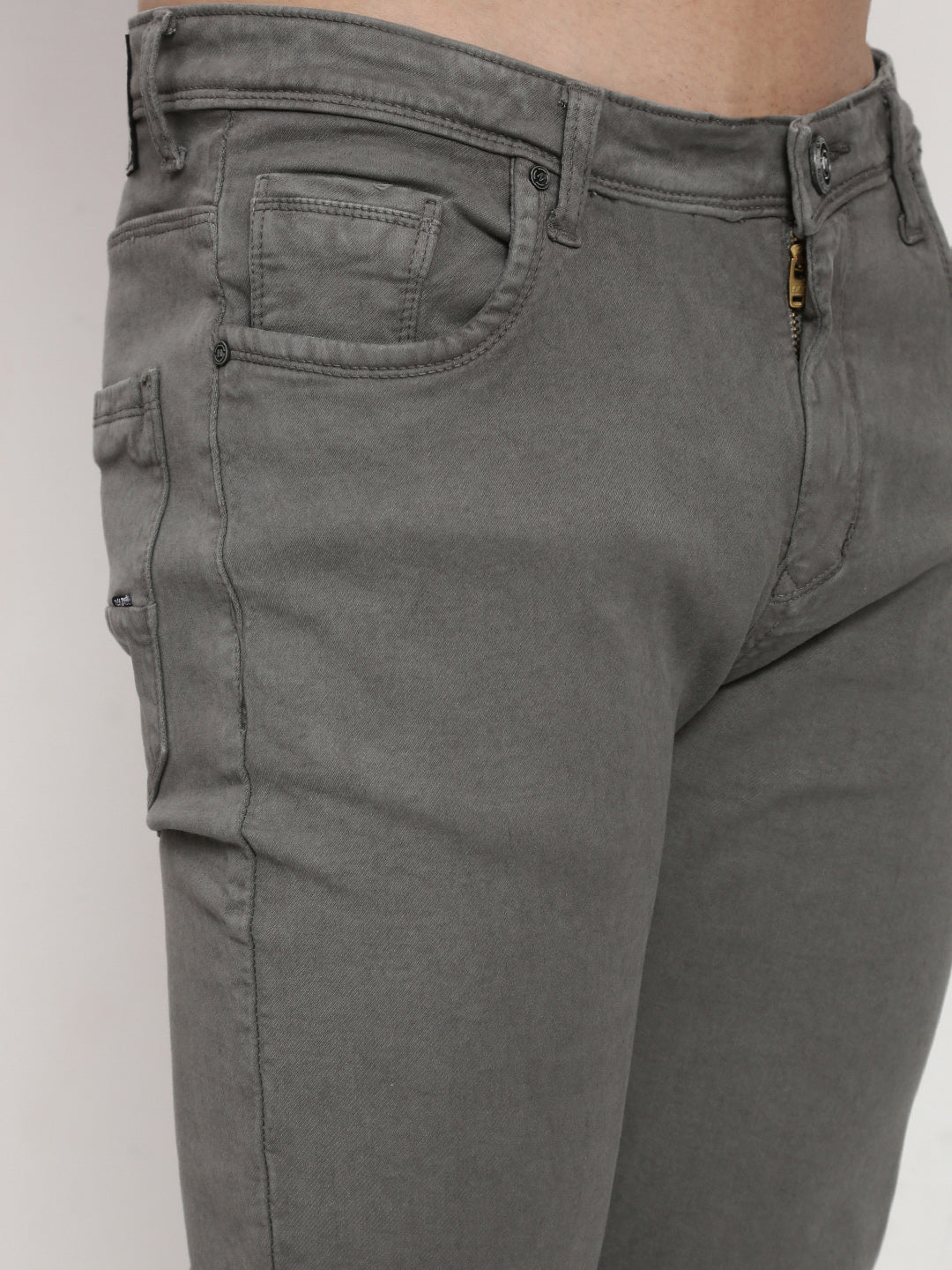 Men's Grey Slim Fit Jeans
