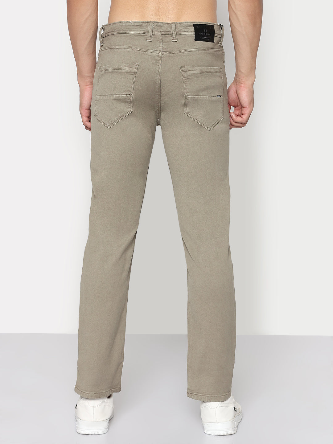 Men's Khaki Slim Fit Jeans