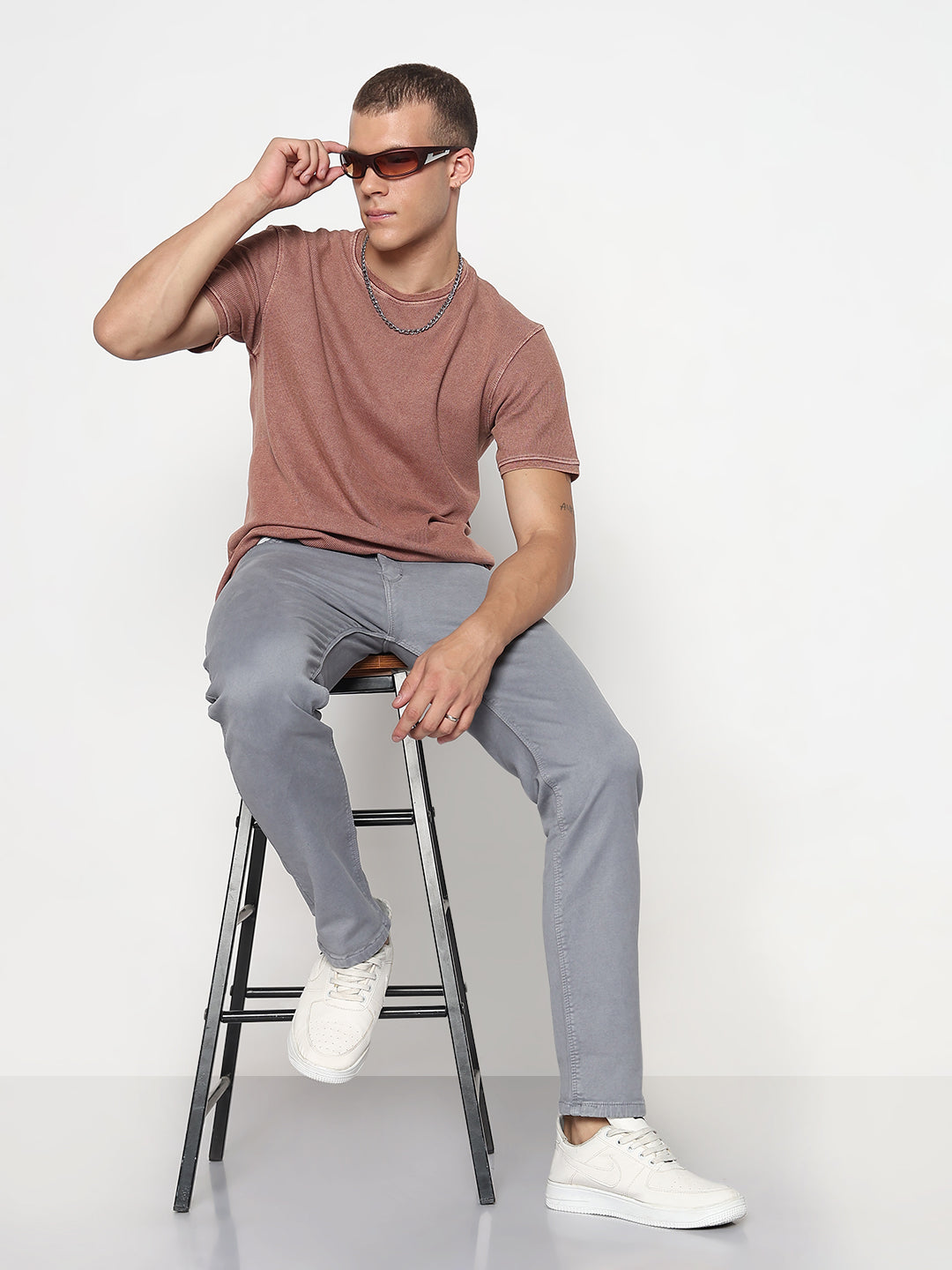 Men's Grey Slim Fit Jeans