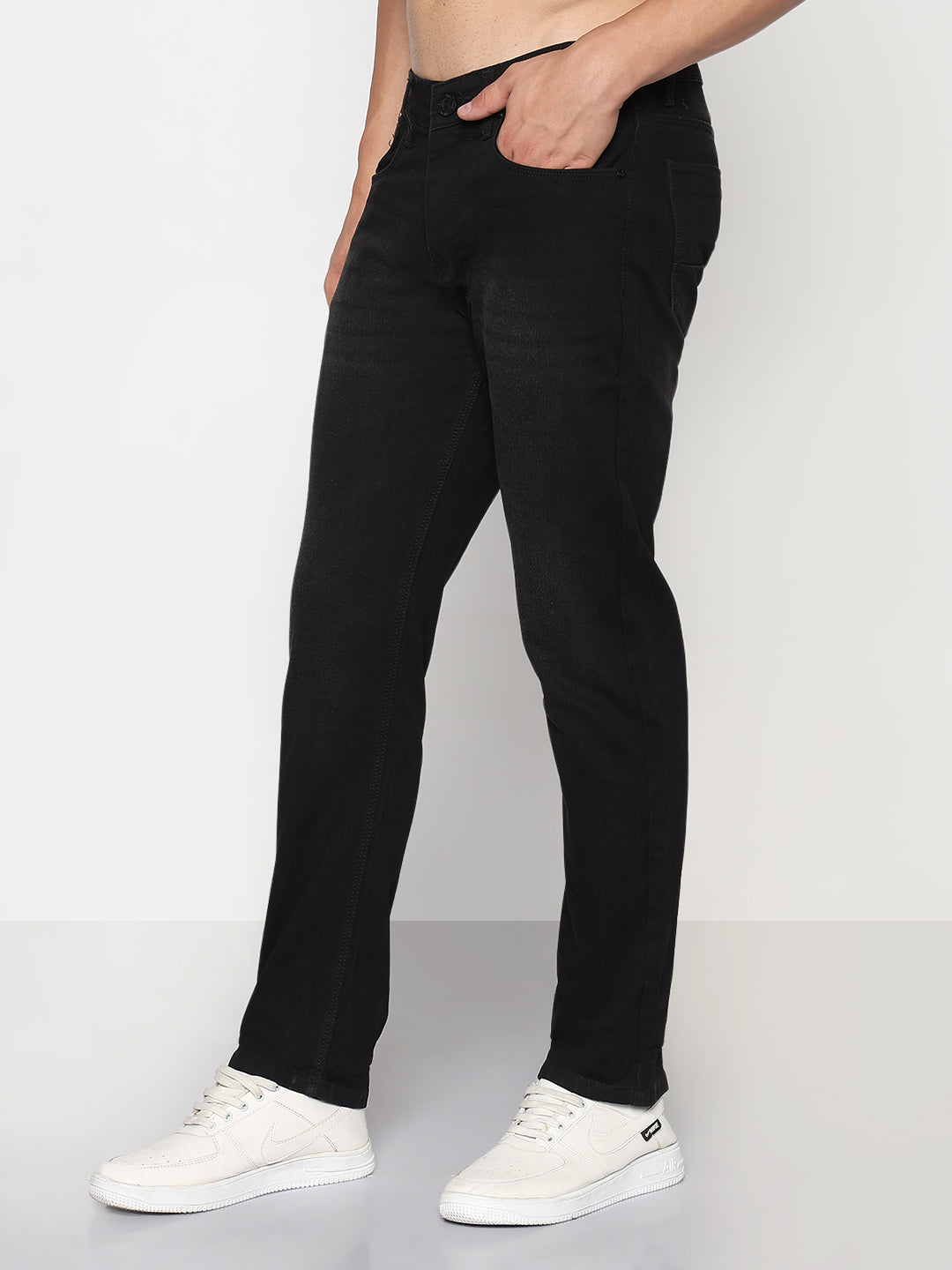 Men's Black Slim Fit Jeans