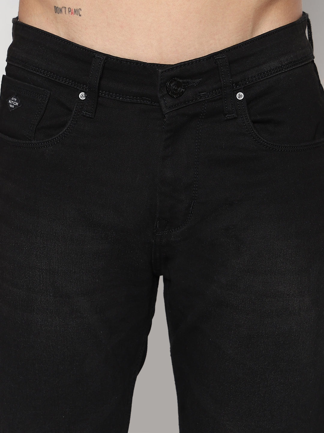 Men's Black Slim Fit Jeans