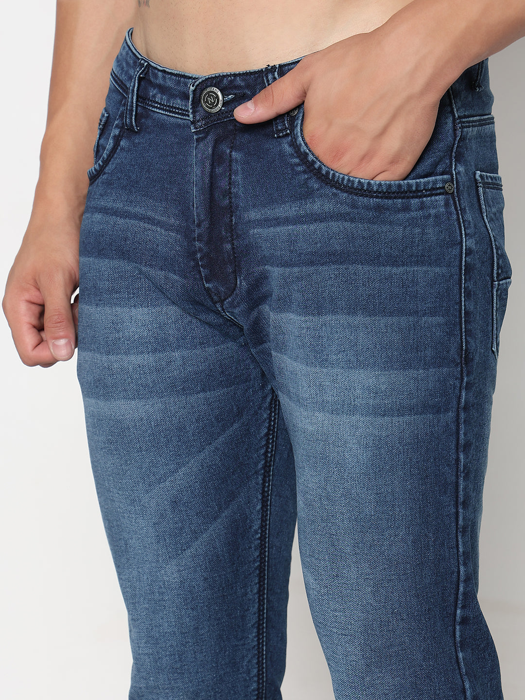 Men's Blue Skinny Fit Jeans