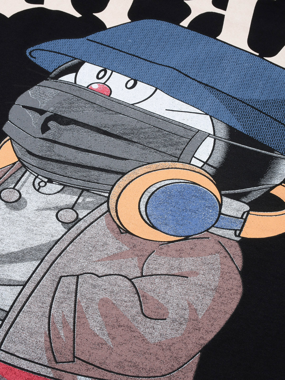 Men's Solid Black Relaxed Fit T-Shirt