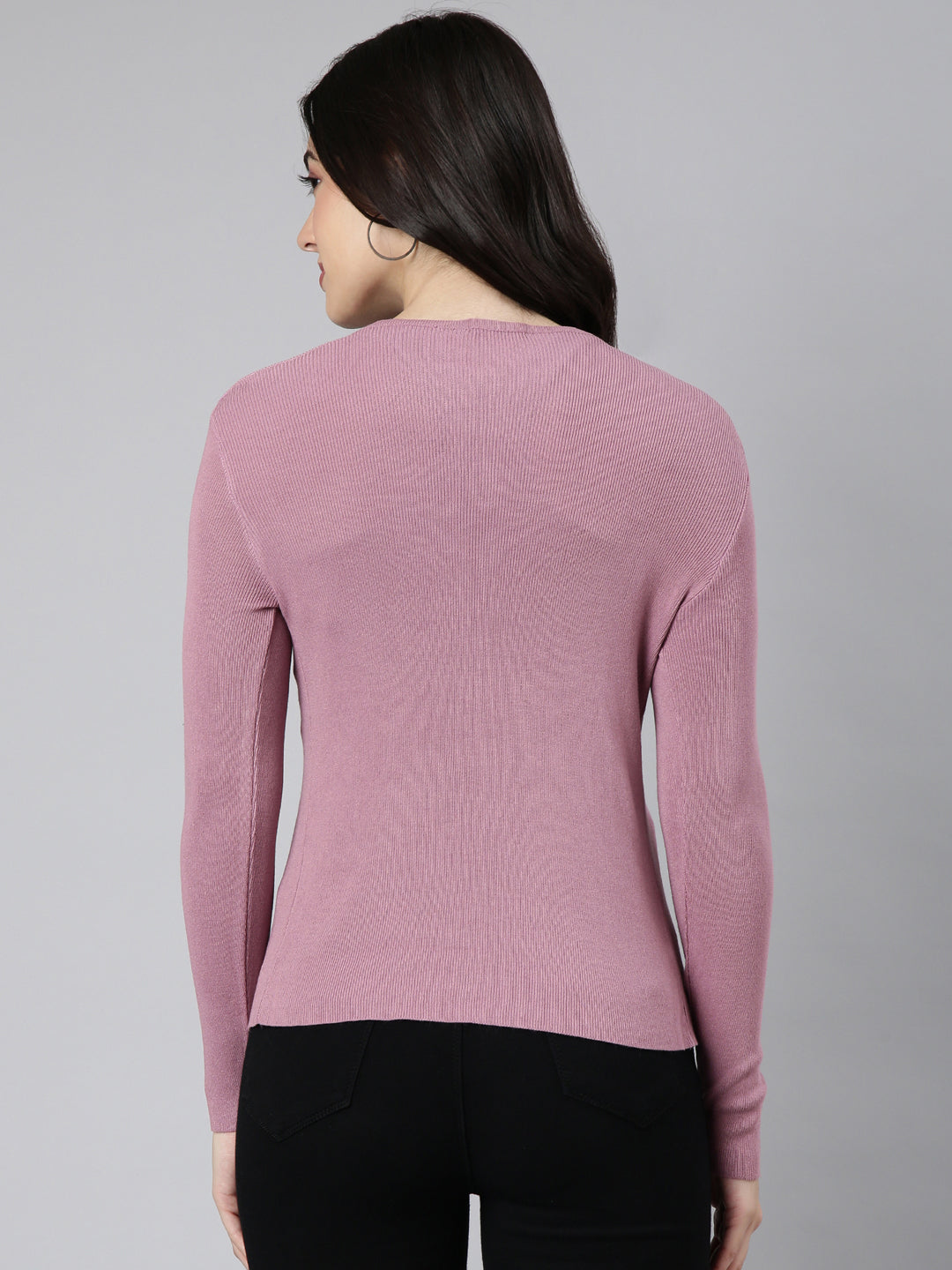 Women's Solid Lavender Shrug