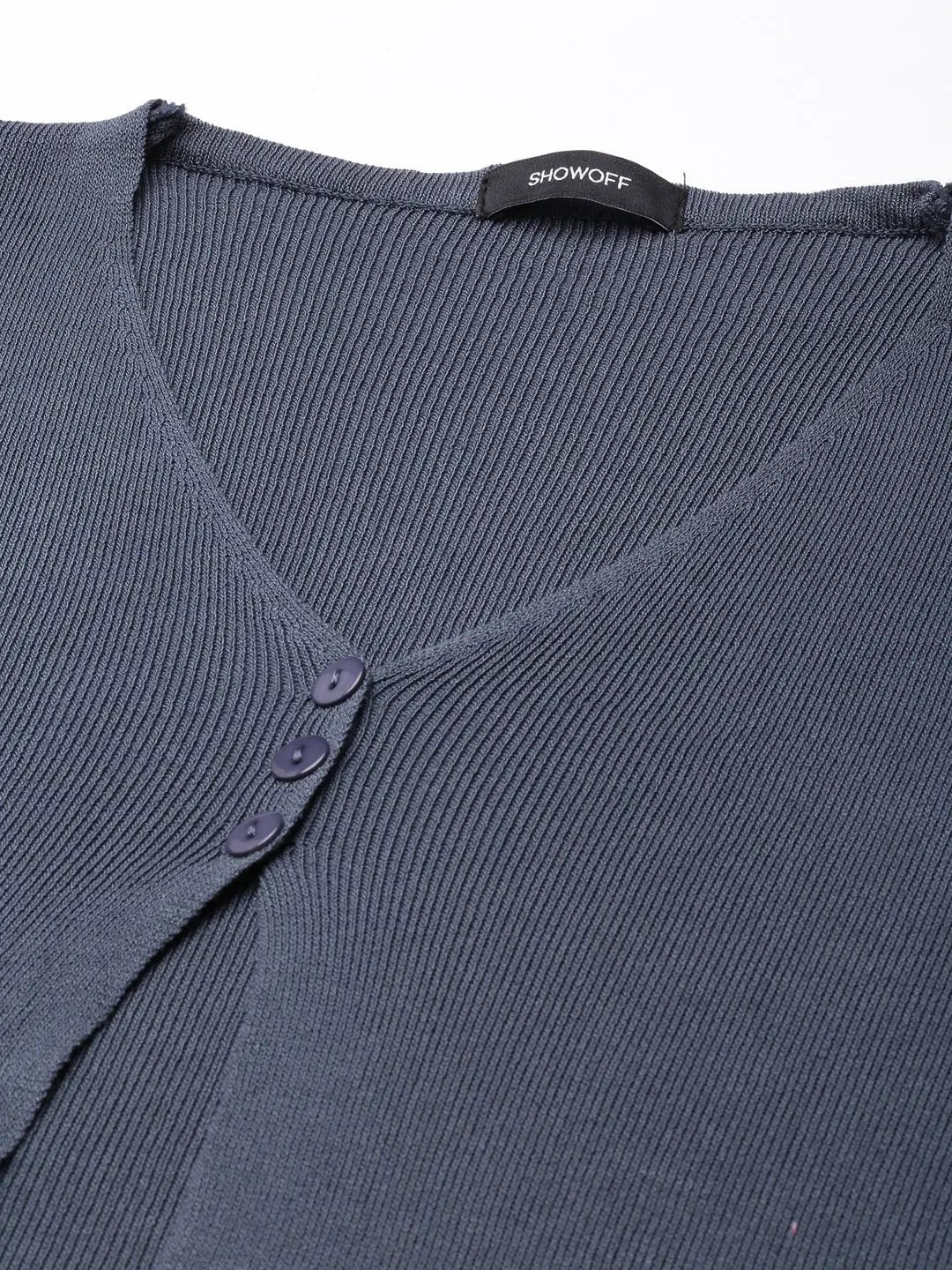 Women's Solid Grey Shrug - Uncategorized from SHOWOFFFF