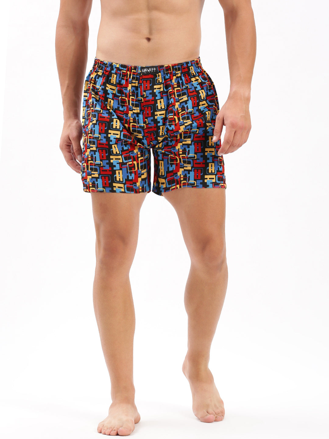 Men Printed Multi Boxer