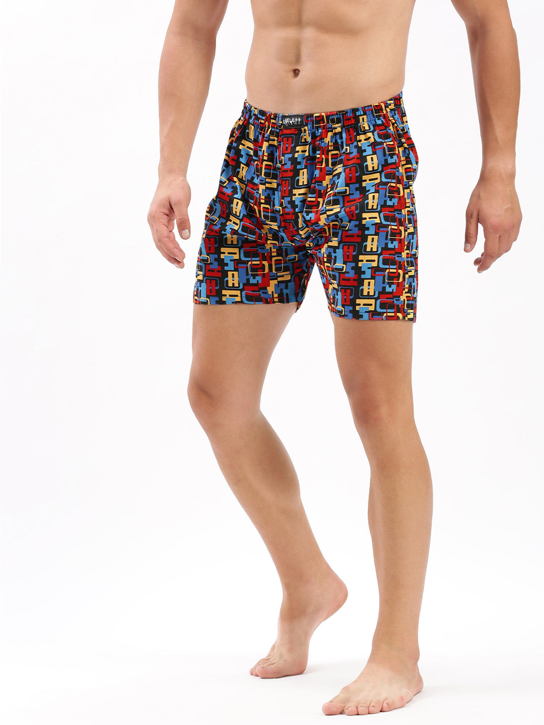 Men Printed Multi Boxer