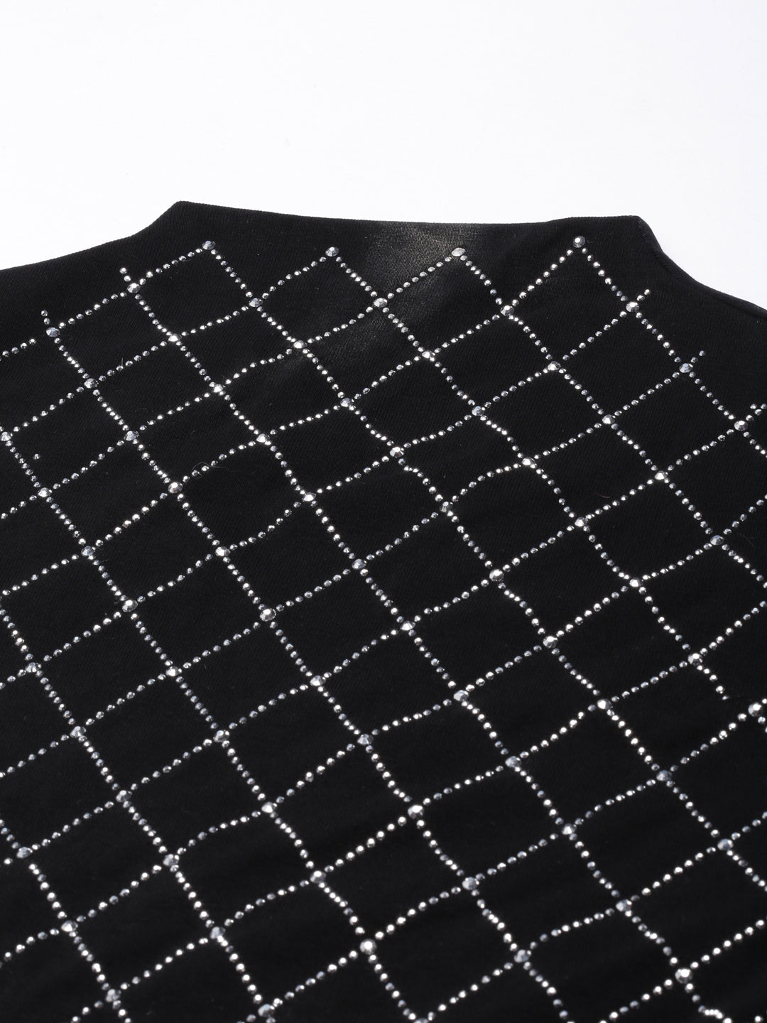 Women's Solid Black Top