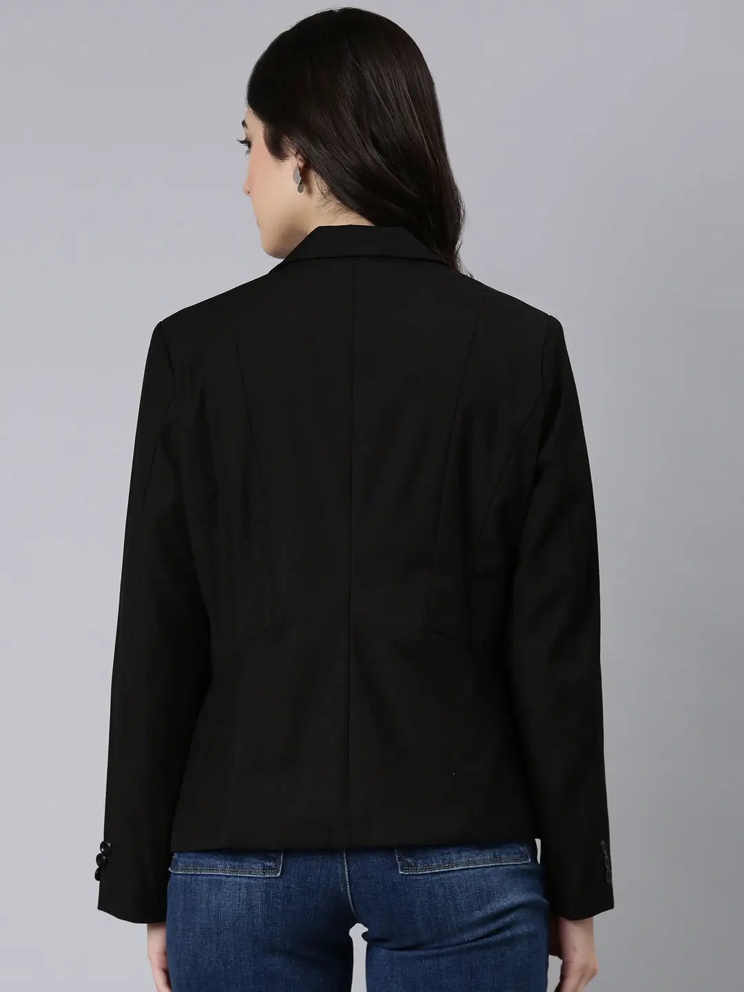 Women's Black Single-Breasted Blazer - from SHOWOFFFF