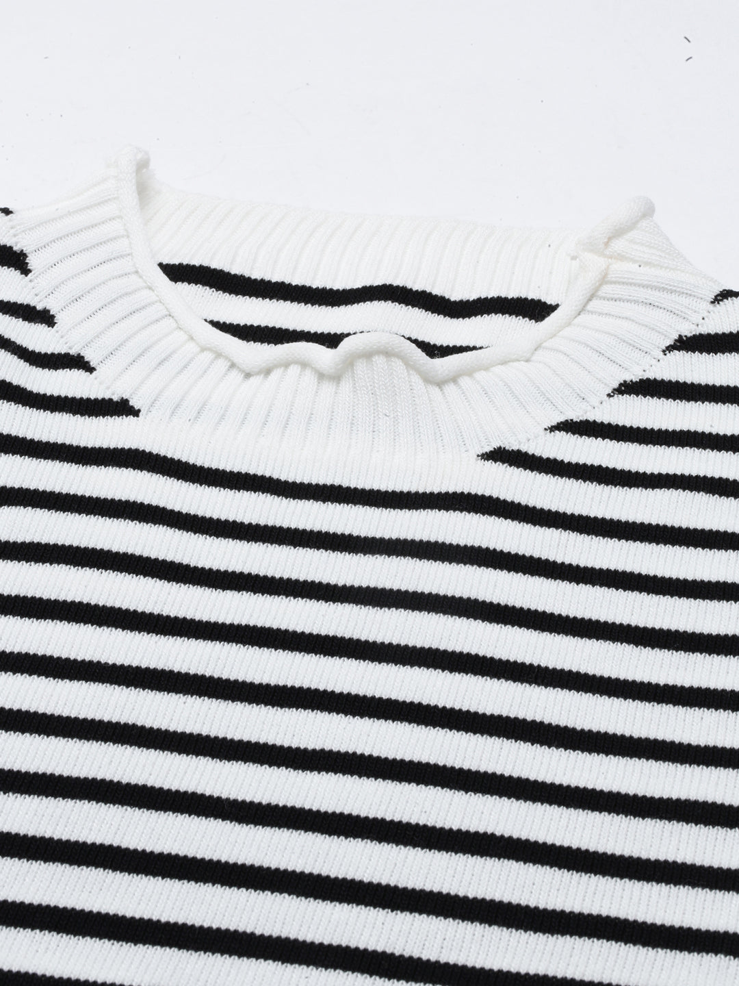 Women's Striped White Top