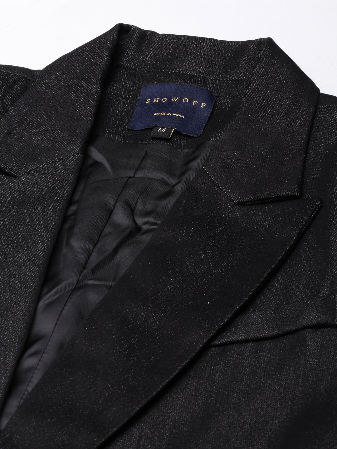 Women's Black Double-Breasted Blazer