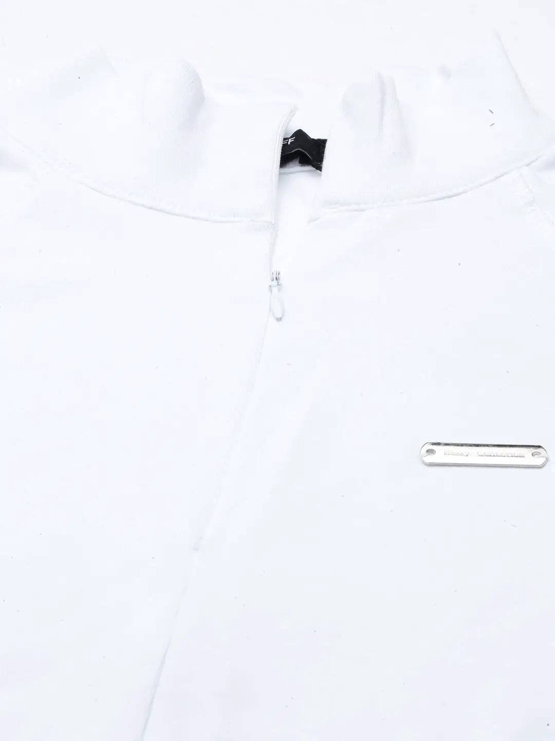Women's Solid White Crop Top