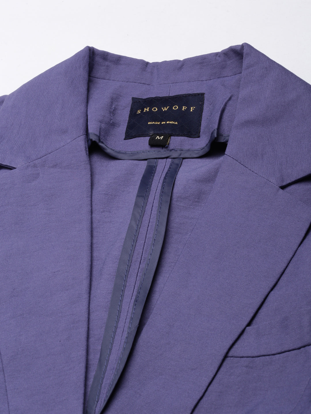 Women Violet Single-Breasted Blazer